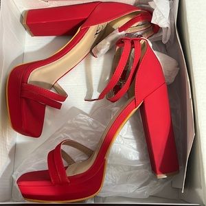 Red Windsor Heels